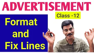 Advertisement for Class 12 | Advertisement format and fix Lines | Writing section for class 12