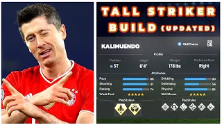 BEST TALL STRIKER BUILD (UPDATE) | EA SPORTS FC 24 CLUBS BALLER BUILD