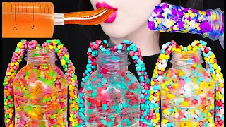 ASMR HONEY JELLY SHOOTER, HONEY ROPE JELLY 꿀젤리 슈터, 로프 꿀 젤리 먹방 EATING SOUNDS