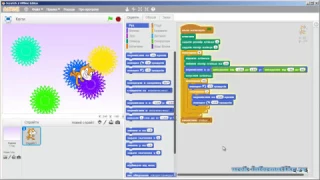 Цикли у Scratch: проект Квіти у середовищі Скретч 2.0