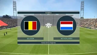 BELGIUM vs NETHERLANDS - Full Match & Amazing Goals - PES 2019 Gameplay PC