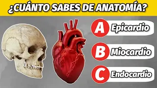 ¡Reto Anatómico de 30 Preguntas! ¿Eres un Experto en el Cuerpo Humano? 🧠🧬