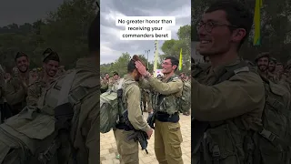 IDF Golani Brigade Soldier Receives his Commander’s Beret