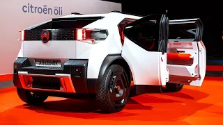 Новый Citroen Oli 2023 года — первый взгляд на концепт электрического пикапа