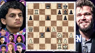 Sarin Nihal 1 Of Only 2 To Beat The World Champ Magnus Carlsen in the Carlsen vs Challengers 2021