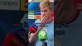 Kevin De Bruyne and his RELATIONSHIP with Pep Guardiola: "There's NOTHING BAD about it!" 👀 #shorts