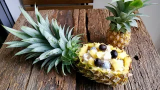 PINEAPPLE CHICKEN SALAD easy but yummy recipe