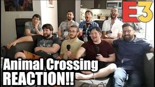 REACTION: 8 Grown Men React to Animal Crossing New Horizons - E3 Direct