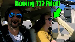 Flying to Breakfast with a Boeing 777 Pilot! (SNA-RIR in a Cessna C177B Cardinal)