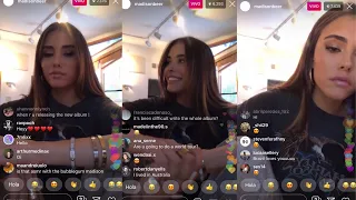 Madison Beer playing new songs from her album | Instagram LiveStream