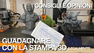 Guadagnare con la stampa 3D con o senza P.IVA legalmente: i consigli su come iniziare