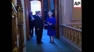 UK: WINDSOR: QUEEN HOLDS AUDIENCE WITH PRESIDENT PUTIN