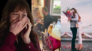 Chris Martin performs "Just Say Yes" to propose to girlfriend Dakota Johnson: "So sweet"