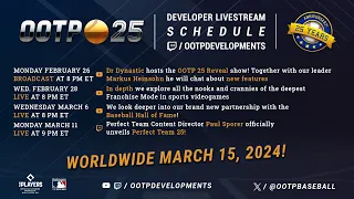 OOTP 25 Franchise Mode Deep Dive Reveal with Will Beh and Matt Arnold!