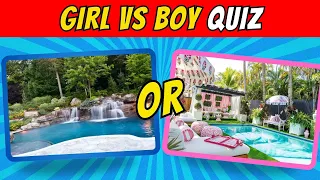 Pick One, Kick One: Girl vs Boy Quiz