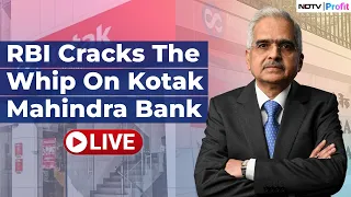 Kotak Mahindra Bank News LIVE | Kotak Bank Share Price Plummets 10% After RBI Crackdown