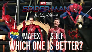 Friendly Neighbourhood Spider-Man MAFEX vs S.H. FIGUARTS Preview Comparison