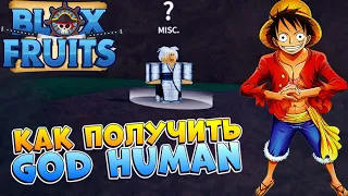 БЛОКС ФРУТС Как получить GOD HUMAN стиль БОЯ 😱 🍈Blox Fruits Лучший СТИЛЬ БОЯ Год Хуман ГАЙД