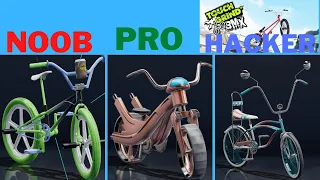 Touchgrind BMX 2 | NOOB Vs PRO Vs HACKER |