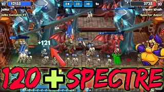 Castle Crush - So many Skeletons makes 120+ Giant Spectre! - Castle Crush Gameplay