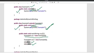 Static Binding and Dynamic Binding Video-2
