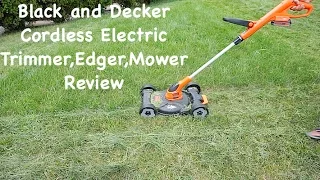 Black & Decker MTC220 12 Inch Lithium Cordless 3 in 1 Trimmer Edger and Mower, 20 volt Review