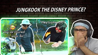 Prince!? Jungkook talking to inanimate objects & animals ft.BTS | Reaction