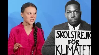 Greta Thunberg But It's Giant Steps