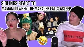 Siblings react to "After Manager Falls Asleep" MAMAMOO throws a year-end party 🎈 | REACTION 😂