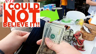 Her Offer Left Me SPEECHLESS!! Yard Sale Hunting to FLIP Online!