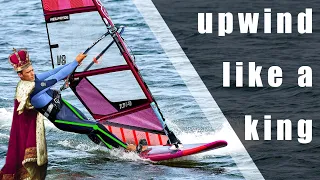 ✅ 👑 UPWIND WINDSURFING LIKE A KING! - Technique Explained