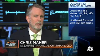 Regional bank OceanFirst Financial feeling 'virtually no stress at all,' says CEO Chris Maher