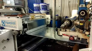 Процесс металлизации картона