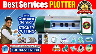 230G PLOTTER WITH CAMERA SENSOR | COMPLETE TRAINING | CUT STICKERS, BACK SKINS & FRONT GUARD ETC.