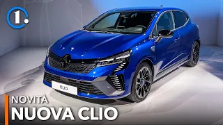NUOVA Renault CLIO IBRIDA, GPL, DIESEL: come cambia FUORI e DENTRO