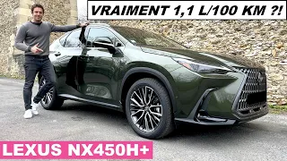 Essai Lexus NX 450h+ 2022 - Peut-il vraiment consommer 1,1 L/100 km ?