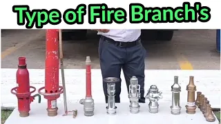 Type of Fire Fighting Branch's / फायर फाइटिंग  ब्रांच कितने प्रकार की होती है