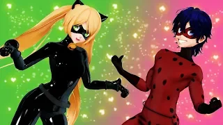 [Miraculous Ladybug] Genderbend transformations (animation)