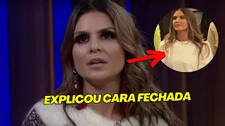 Aline Barros rompe silêncio e esclarece cara fechada no Altas Horas