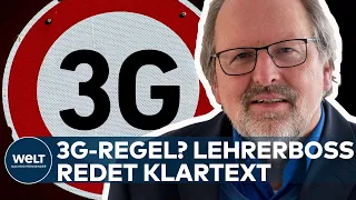 CORONA: 3G-Regel für Lehrer? "Geimpft oder jeden Tag ein Test für die Ungeimpften" I WELT Interview