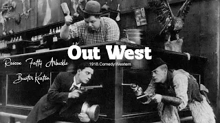 Out West (1918) - Buster Keaton - Roscoe Fatty Arbuckle - (Classic Movie Masters)