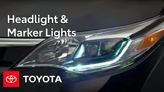 Toyota How-To: Headlight & Marker Lights | Toyota