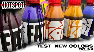 Тестим новые цвета от FAT INK 250мл