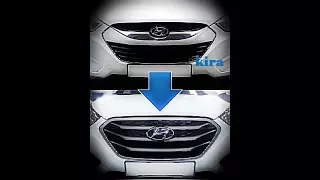 MONTAGGIO SOSTITUZIONE GRIGLIA IX35 tucson  change GRILL HYUNDAI