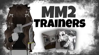 ПРОБУЮ ИГРАТЬ В ММ2 TRAINERS || я испугалась!