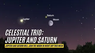 Celestial Trio: Jupiter And Saturn Will Join The Moon In Night Sky This Week | Dread Mysteries