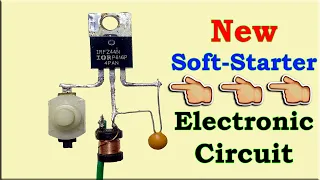 How To Make Z44 Mosfet Soft Starter Circuit, Soft Start Circuit, DIY Homemade Electronic Soft Start