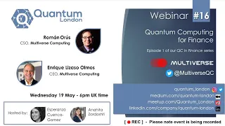 Quantum Computing for Finance