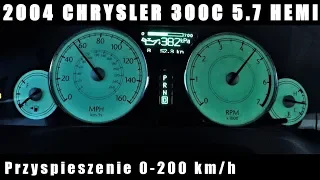 2004 Chrysler 300C 5.7 HEMI 340 KM Przyspieszenie / Acceleration