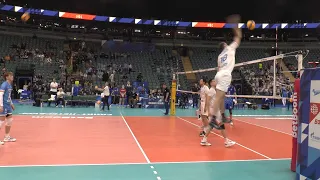 Volleyball. Attack hit. Russia. Zenit-Kazan vs Dynamo Moscow